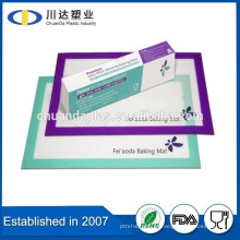 Hot Selling FDA Reutilizável Aniti folha de silicona deslizamento para bolo antiaderente silicone colchão tapete de cozimento